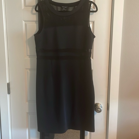New without tags. Black mesh cut out dress by Spense. Size 12. - Picture 1 of 10